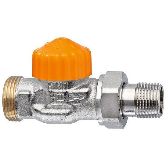 Thermostatische radiatorkraan Eclipse Heimeier 3/4"M-1/2"RECHT