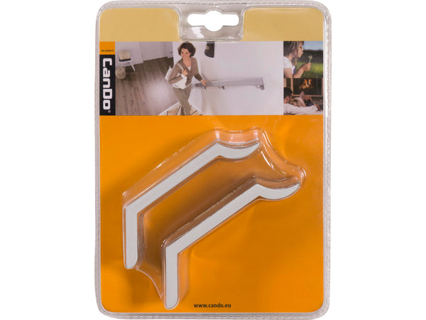CanDo Support de rampe d’escalier Oslo aluminium 2 pièces