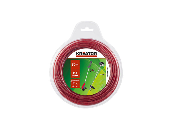 Kreator fil tressé pour coupe-bordures 3mm 50m