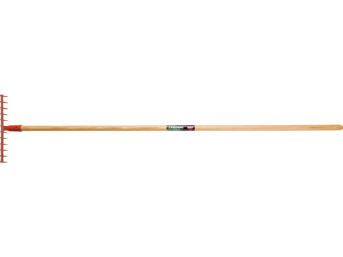 Polet tuinhark 35cm 12 tanden + steel 160cm