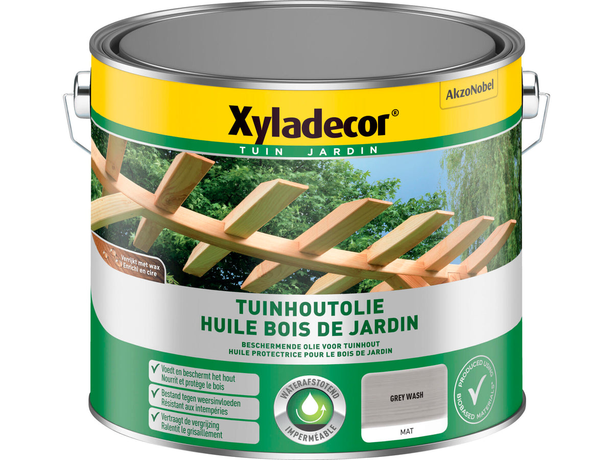 Xyladecor tuinhoutolie mat 2,5l grey wash