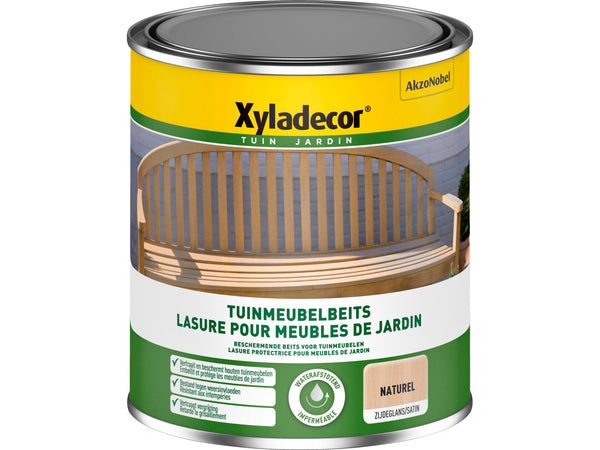 Xyladecor lasure meubles de jardin 1l naturel