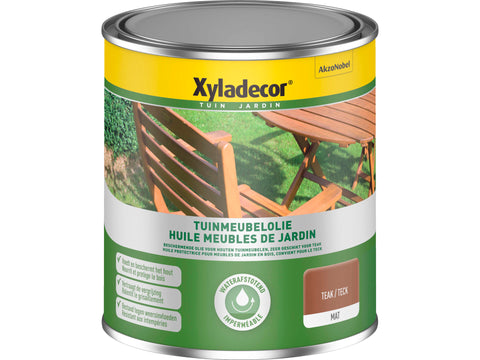Xyladecor tuinmeubilairolie mat 1l teak