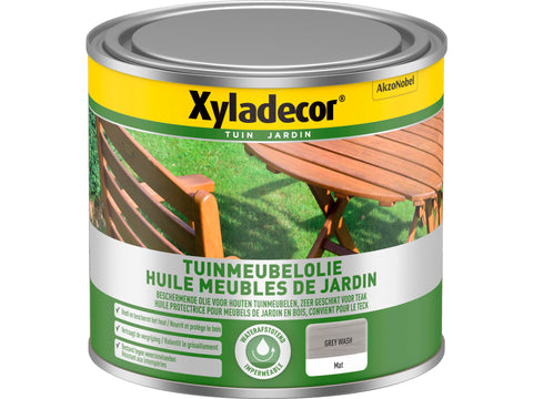 Xyladecor tuinmeubilairolie mat 500ml grey wash