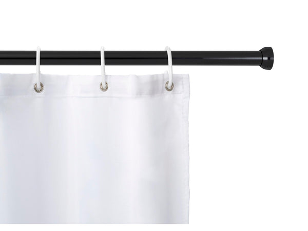 Wenko barre de douche télescopique ø20 70-115 cm noir