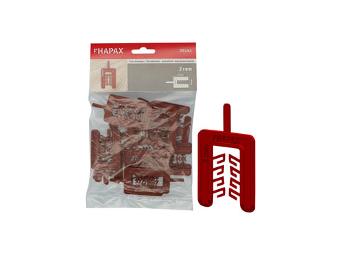 Hapax uitvulplaatjes 3x40x55 mm 20 stuks