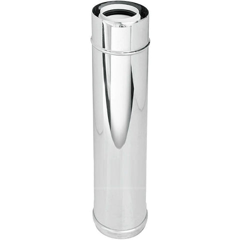 Uniflow concentrische buis 80/125MM 500MM inox/pp