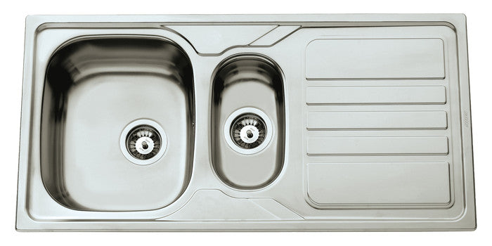 Van Marcke Bourgogne évier encastrer 1,5 bac égouttoir réversible 1000x500x170mm