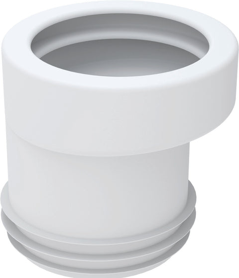 manchet voor WC D100mm excentrisch recht sprong 20mm, siphons wc — SKU VM-20016127, EAN 8711778047884