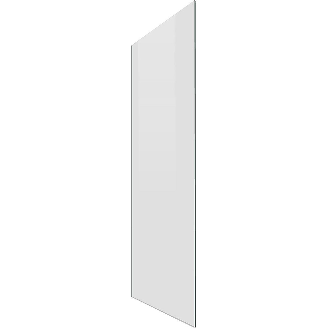 Vast deel PASPARTOE 2.0 76CM- hoogte 204CM chroom-helder
