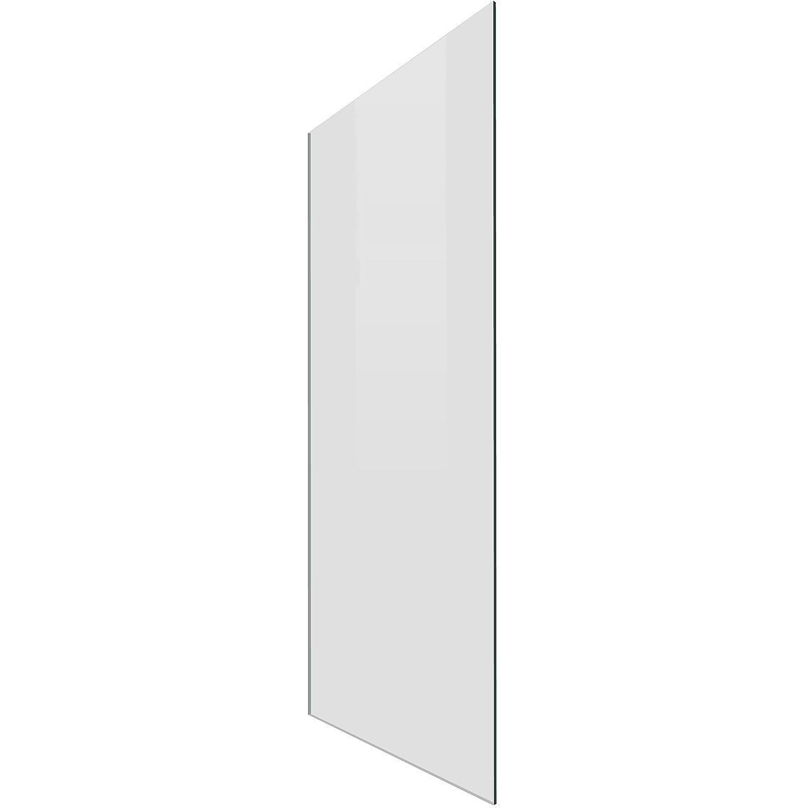 Vast deel PASPARTOE 2.0 96CM- hoogte 204CM chroom-helder