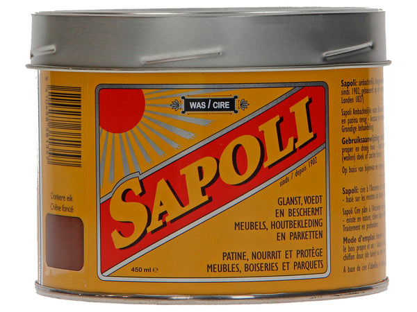Sapoli cire en pâte 450ml chêne foncé