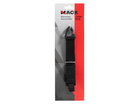 Mack velcro kabelbinder met gesp 20cm 2 stuks
