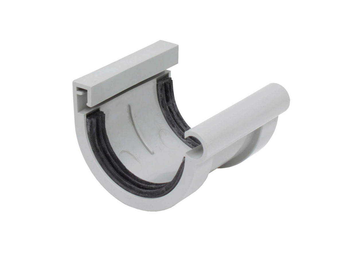 Scala verbindingsstuk voor dakgoot G80 PVC lichtgrijs