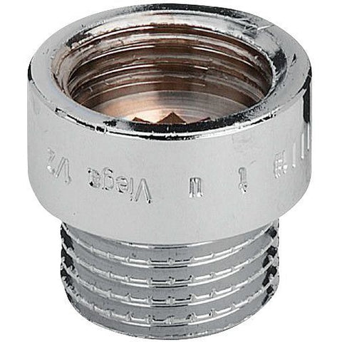 Verchroomd verlengstuk 3/4"MF 100MM