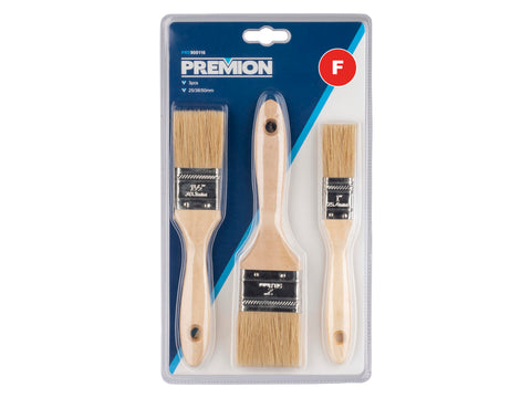 Premion verfborstel set 3 stuks 25, 38, 50 mm