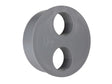 Scala verloopring 110mm 40x40 mm PVC grijs