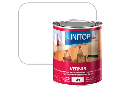 Linitop vernis mat 0,75l kleurloos