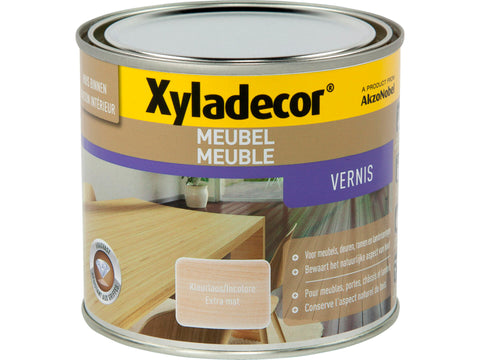 Xyladecor vernis meubel sneldrogend extra mat 0,5l kleurloos