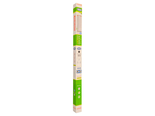 Confortex vliegendeur telescopisch 100x220 cm zwart