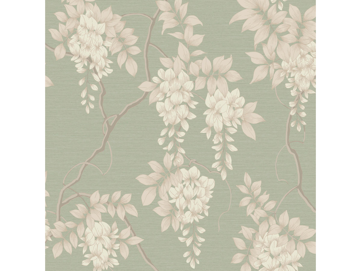 Superfresco Easy vliesbehang wisteria saliegroen 52cmx10m
