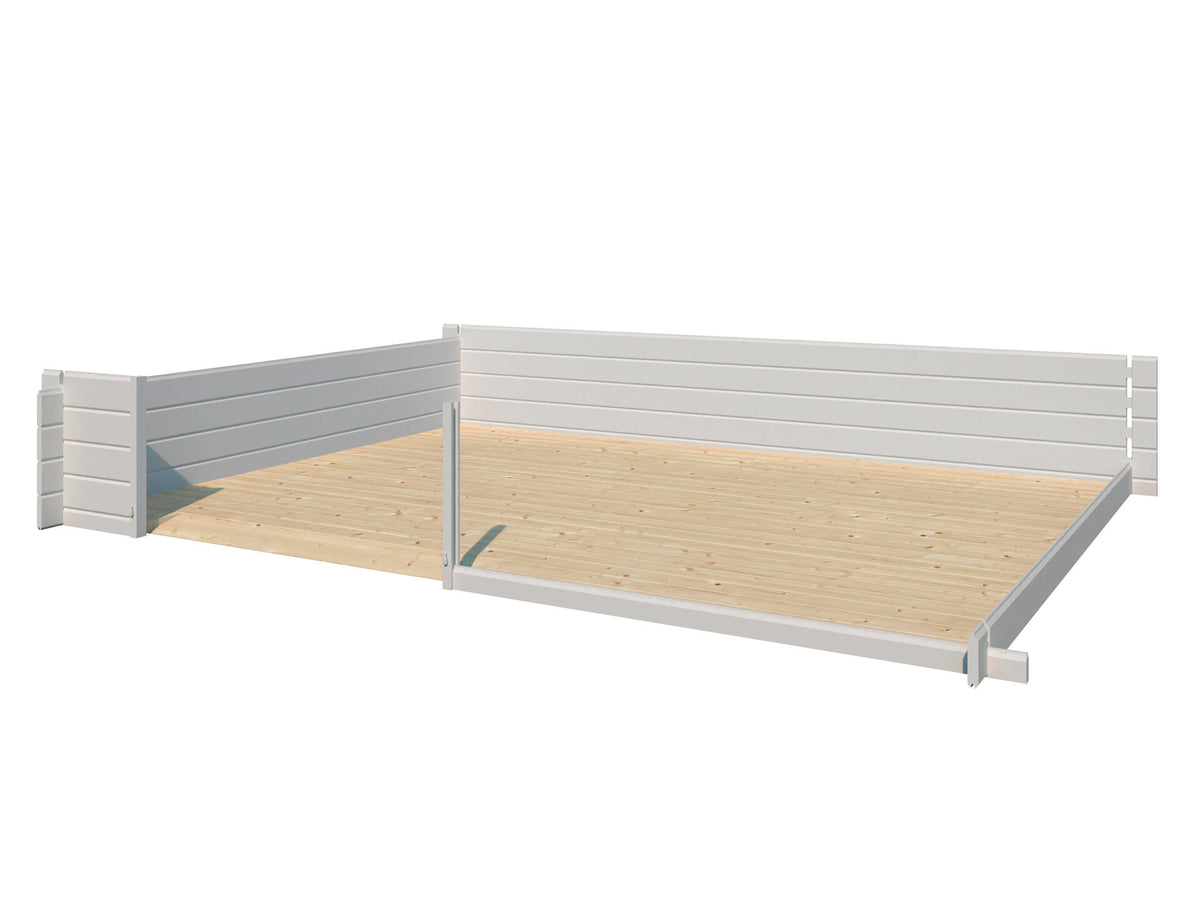 Gardenas vloer voor Ervik III houten tuinhuis 415x295x219 cm