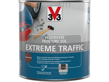 V33 vloerverf extreem gebruik zijdeglans 0,5l terracotta