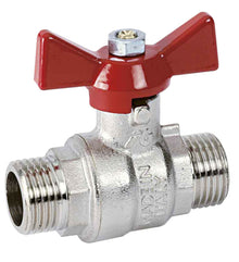 bolkraan met volle doorlaat vlinderhendel 3/4"MM