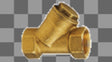 Vuilfilter sanitair messing 5/4" FF