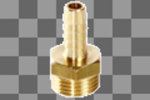 Slangpilaar gas 3/8 M X 10