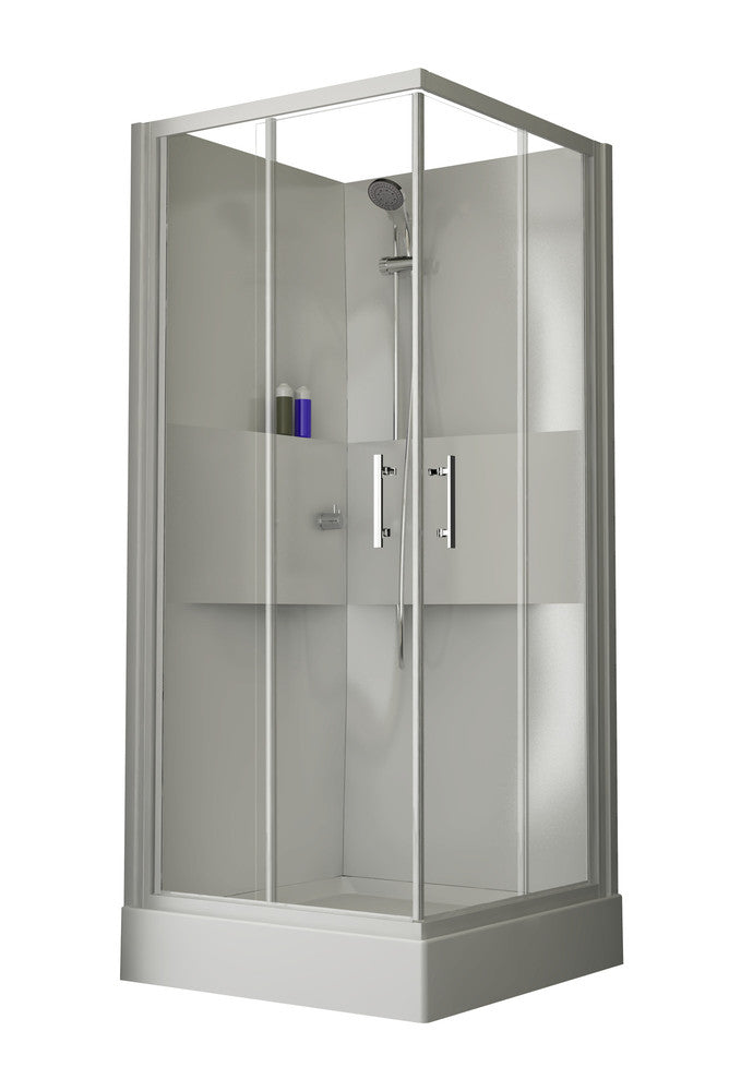 intro Lilou Basis douchecabine polystyreen 4mm glanzend hoekinstap 90x90cm