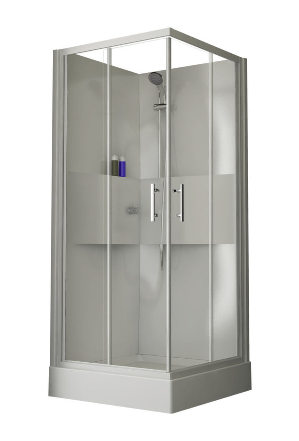 intro Lilou Basis douchecabine polystyreen 4mm glanzend hoekinstap 90x90cm