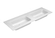 Van Marcke by Falper Fin tablet twin 2wastafels L1405xW505xH143mm mat wit