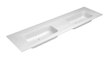 Van Marcke by Falper Fin tablette double 2washbasins L1805xW505xH143mm matt white