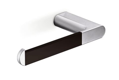 Van Marcke Collection Scura papierhouder messing chromé zwart softtouch