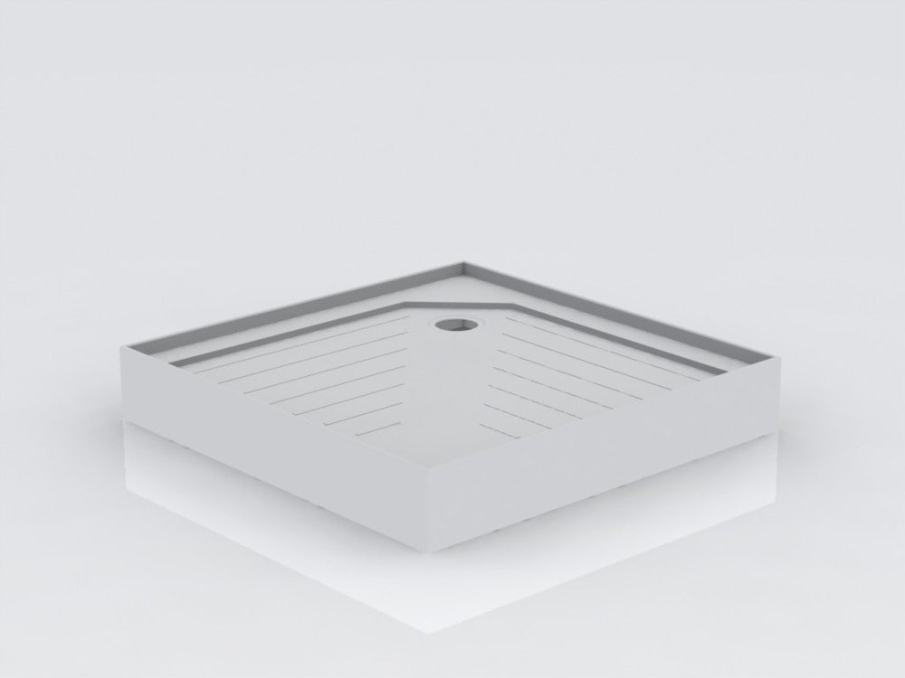 Isifix Adria douchebak 800 x 800 mm anti-slip