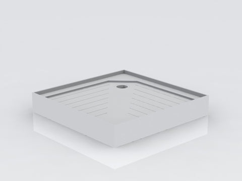 GO by Van Marcke Capua douchebak 900 x 900 mm anti-slip