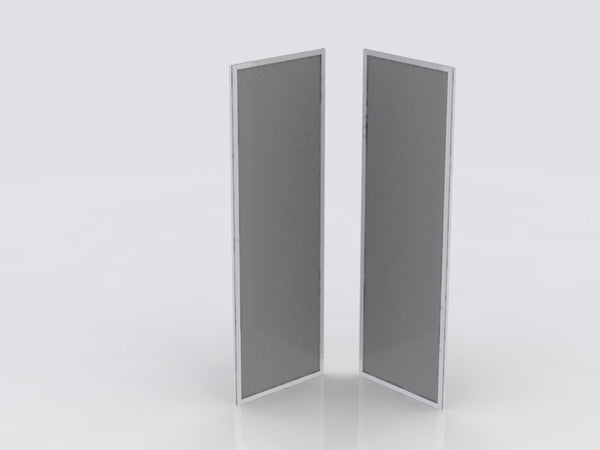 GO by Van Marcke Parma/Capua/Lucca wanden in extra wit mat veiligheidsglas 4mm