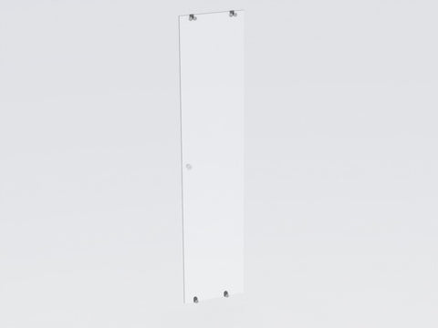 GO by Van Marcke Savona deuren in veiligheidsglas 6mm profielen aluminium