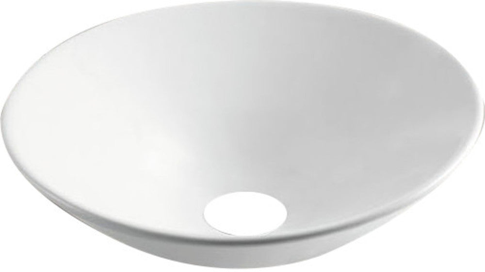 GO by Van Marcke Juno semi-inbouwwastafel D42,5 cm wit