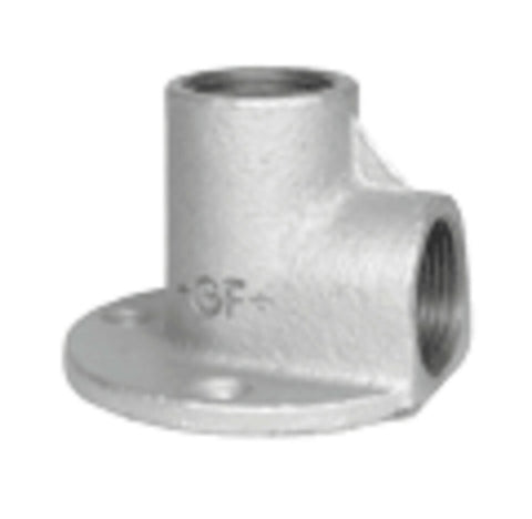 Muurplaat enkel Galva 1/2"