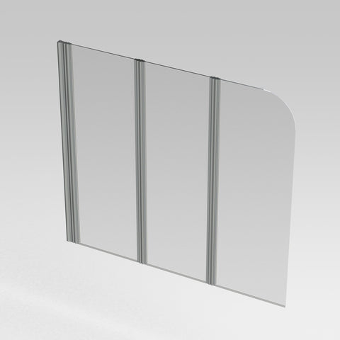 intro Pannello badwand driedelige 1500x1400 mm aluminium