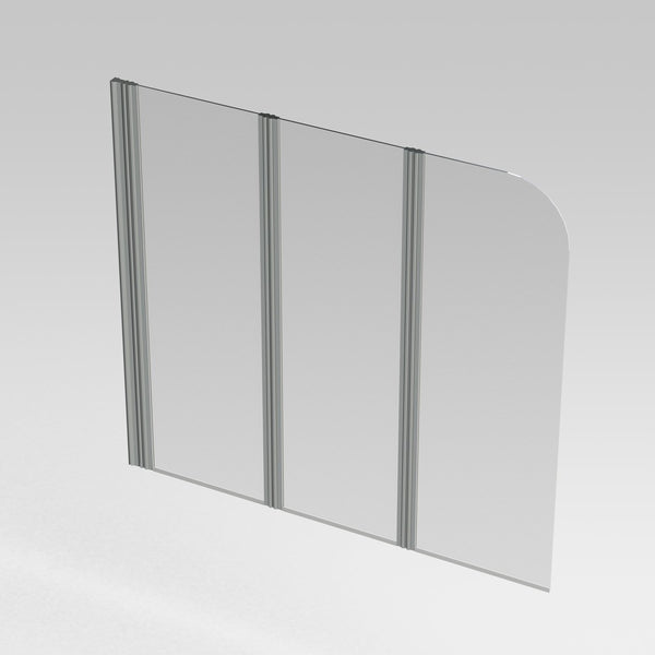 intro Pannello badwand driedelige 1500x1400 mm aluminium