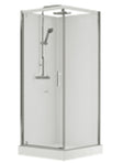 Van Marcke Vidrio shower cabin 900x900mm 1 pivoting door and fixed panel