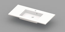 Van Marcke Coste tablet met 1wastafel 1000x500x200mm wit kunstmarmer