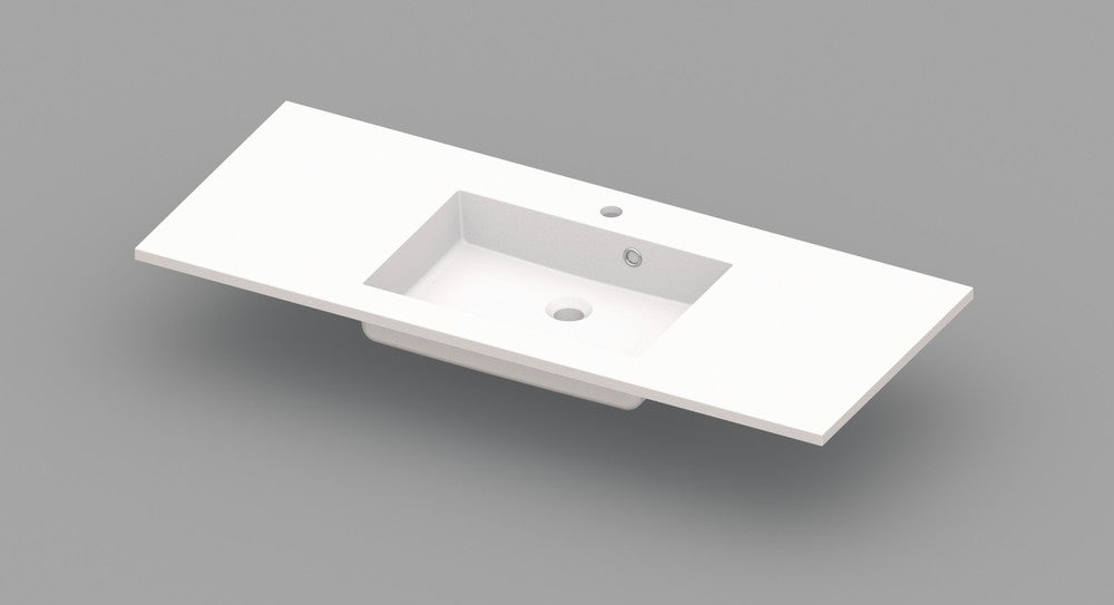 Van Marcke Coste tablet met 1wastafel zentral 1200x500x200mm wit