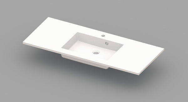 Van Marcke Coste tablet met 1wastafel zentral 1200x500x200mm wit