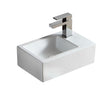 Van Marcke origine Sula lave-mains 37X23,5 cm trou de tap à right