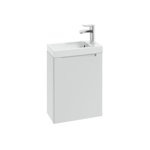 Van Marcke Aurora vestiaire kastje 1deur greeploos 200x400x500mm rechts wit