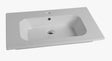 Van Marcke Cettina tablette porcelain 1lavabo 610x465x170mm blanc brillant